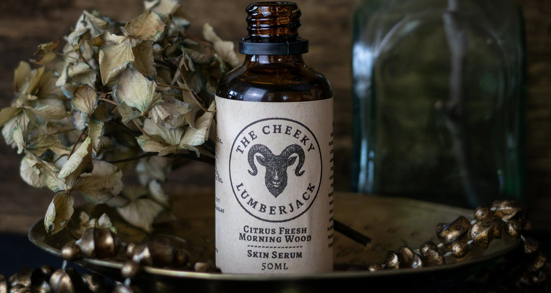 Citrus Fresh Morning Wood Skin Serum: Featherweight Nine-Oil Formula for Fast-Absorbing Hydration, Brightening, and a Balanced Glow
