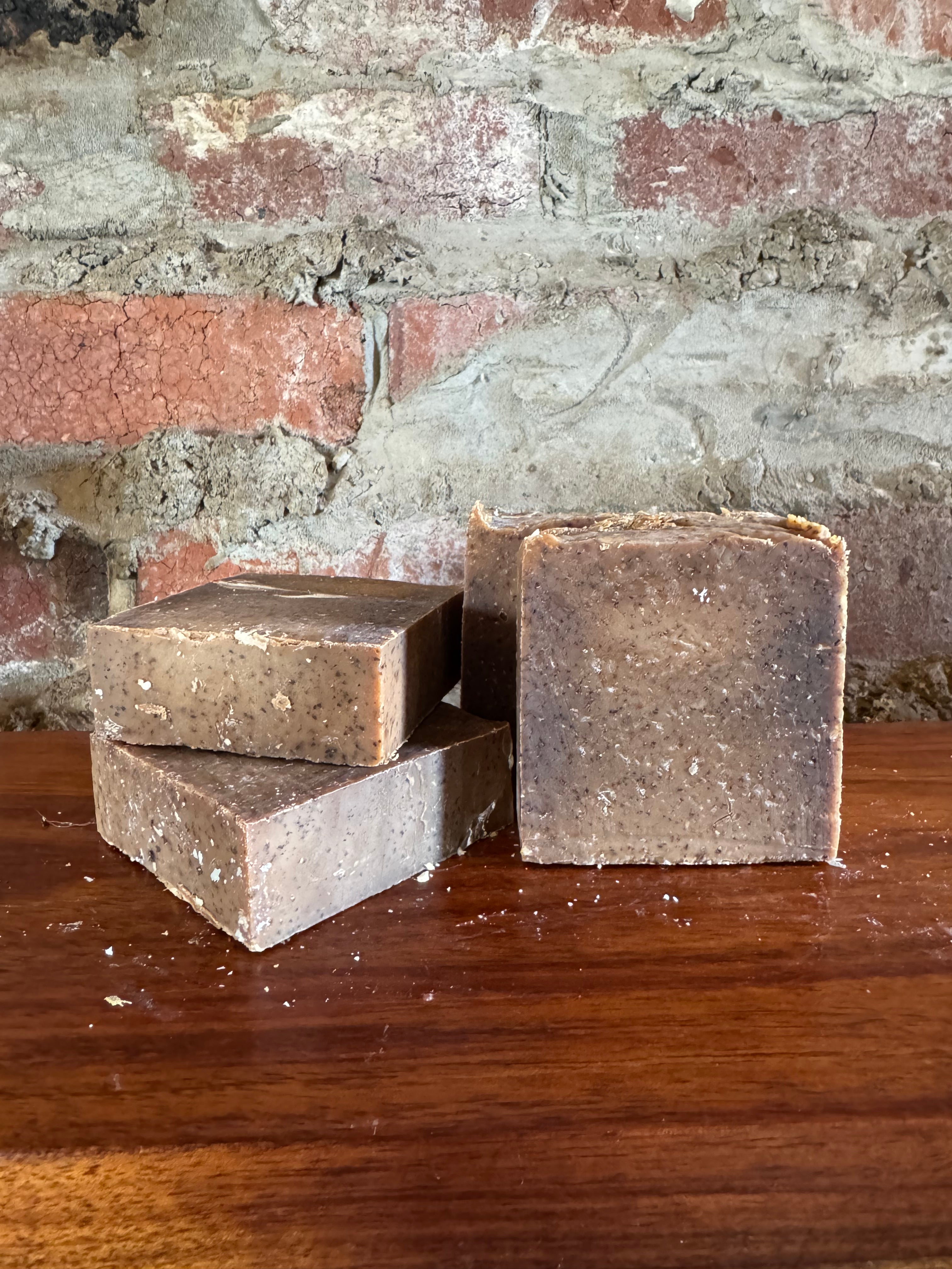 COFFEE INFUSED & EXFOLIATING - TALLOW & BEESWAX SOAP
