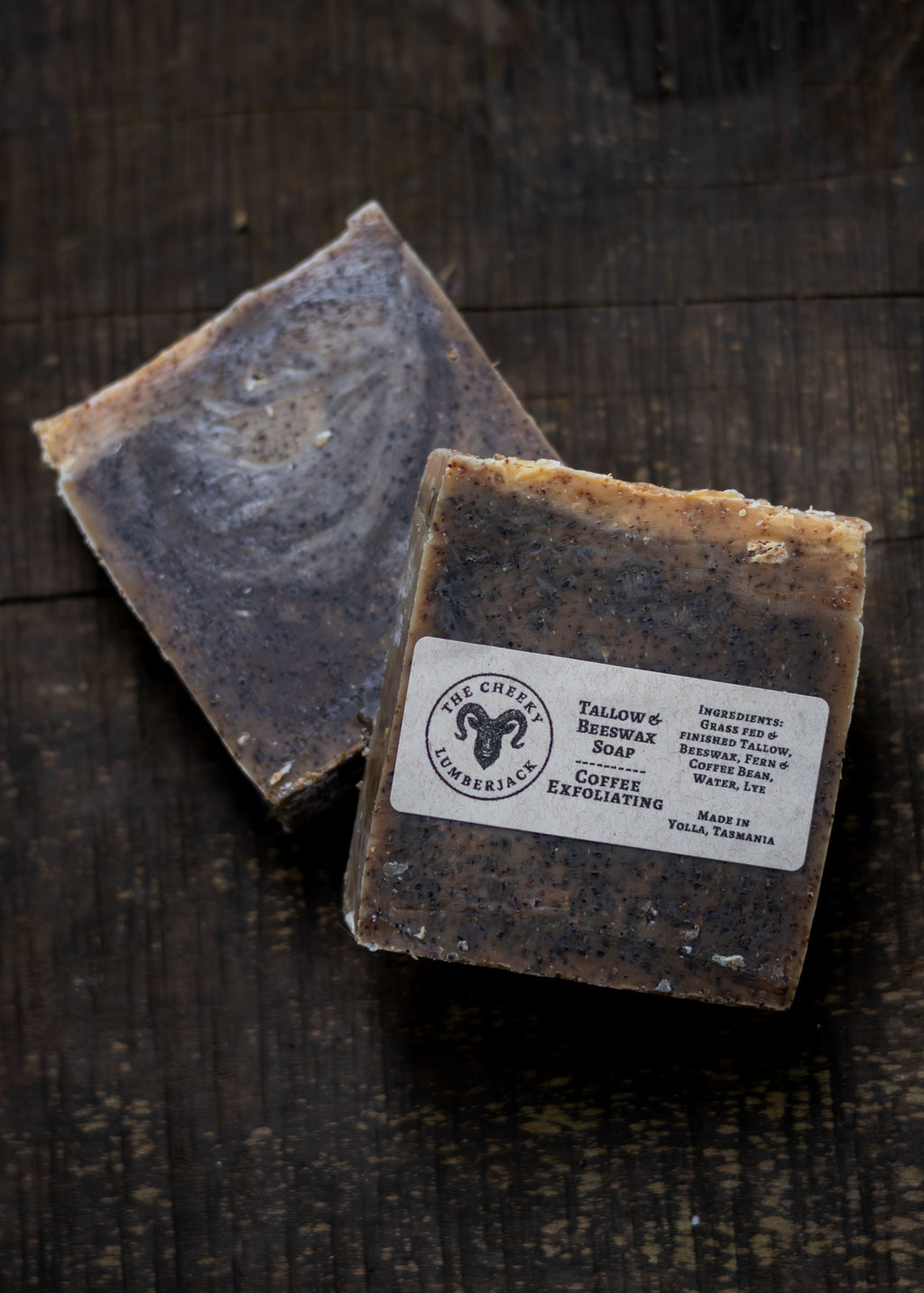 COFFEE INFUSED & EXFOLIATING - TALLOW & BEESWAX SOAP