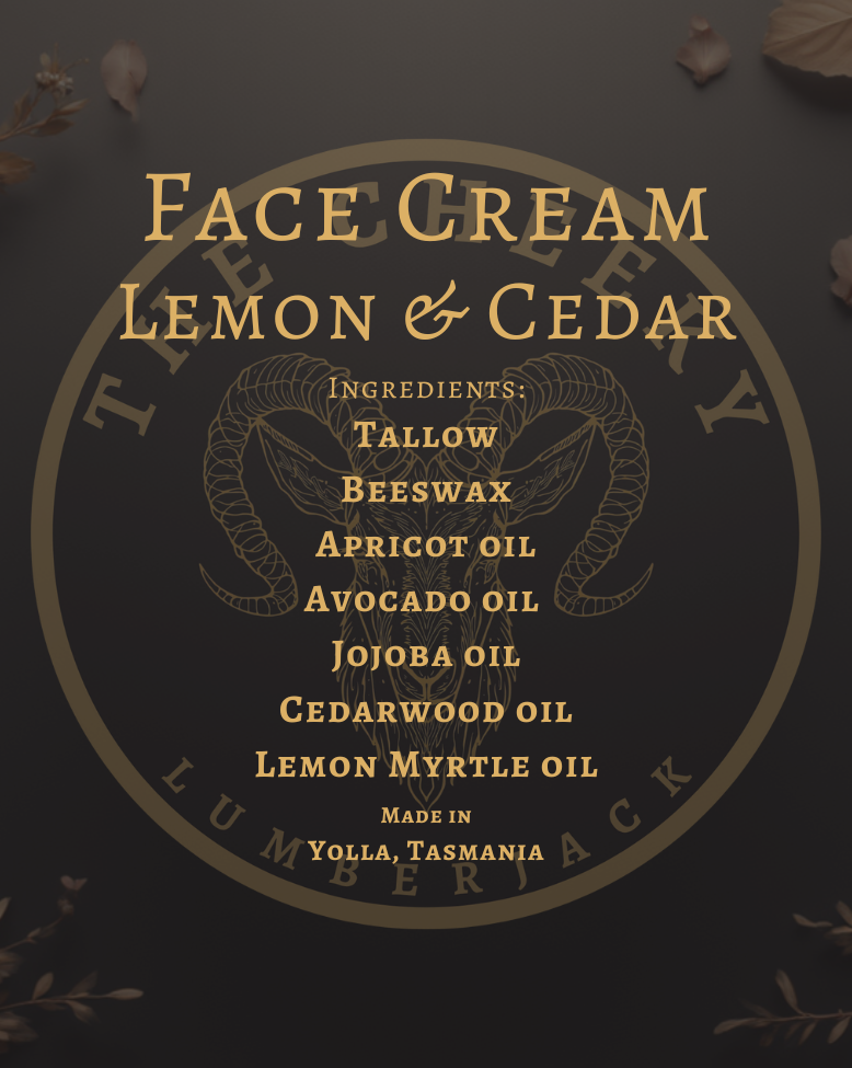 LEMON CEDAR - FACE CREAM | TALLOW & BEESWAX