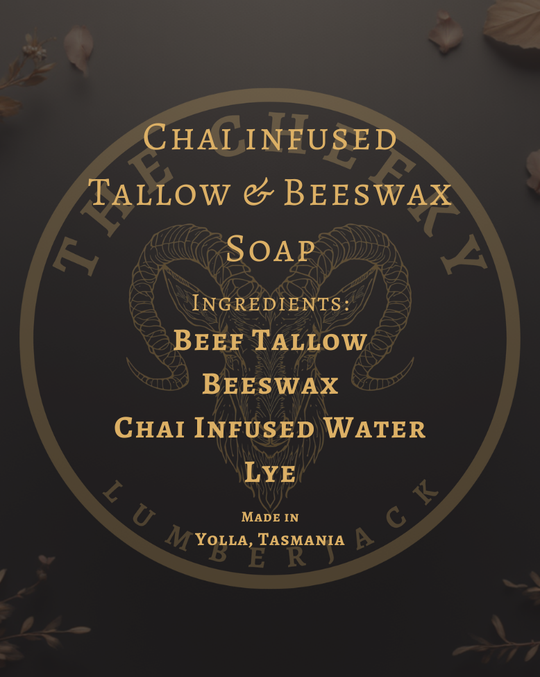 CHAI INFUSED - TALLOW & BEESWAX SOAP