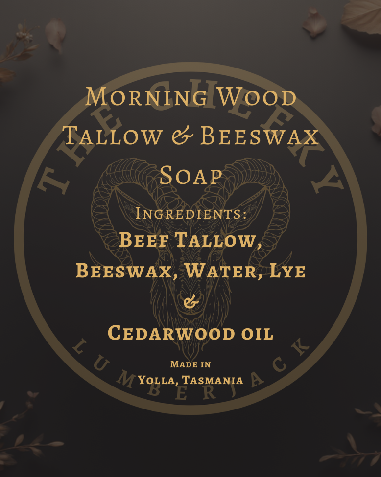 MORNING WOOD - TALLOW & BEESWAX SOAP