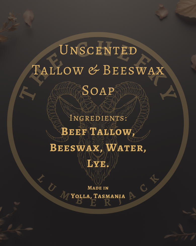 UNSCENTED - TALLOW & BEESWAX SOAP
